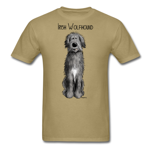 Irish Wolfhound Men's Classic T-Shirt - khaki