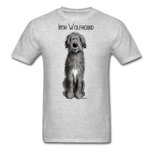 Irish Wolfhound Men's Classic T-Shirt - heather gray