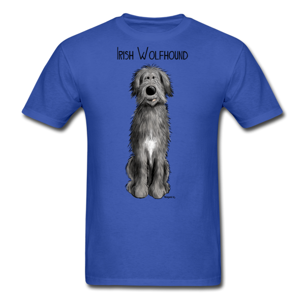 Irish Wolfhound Men's Classic T-Shirt - royal blue