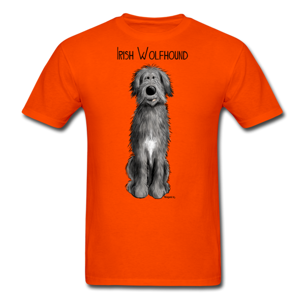 Irish Wolfhound Men's Classic T-Shirt - orange