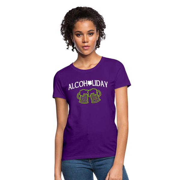 Alcoholiday Women's T-Shirt - purple