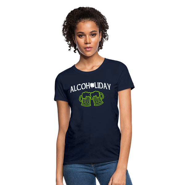 Alcoholiday Women's T-Shirt - navy