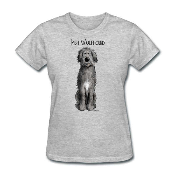 Irish Wolfhound Women's T-Shirt - heather gray