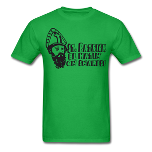 St. Patrick Be Hatin On Snakes Men's T-Shirt - bright green