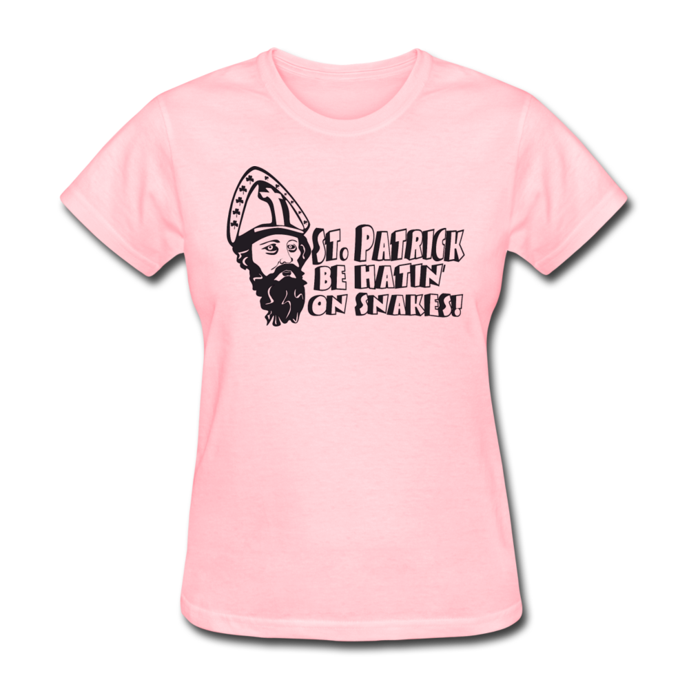 St. Patrick Be Hatin On Snakes Women's T-Shirt - pink
