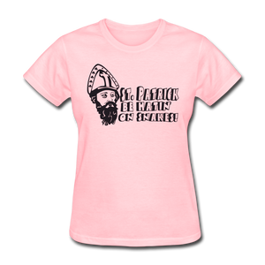 St. Patrick Be Hatin On Snakes Women's T-Shirt - pink