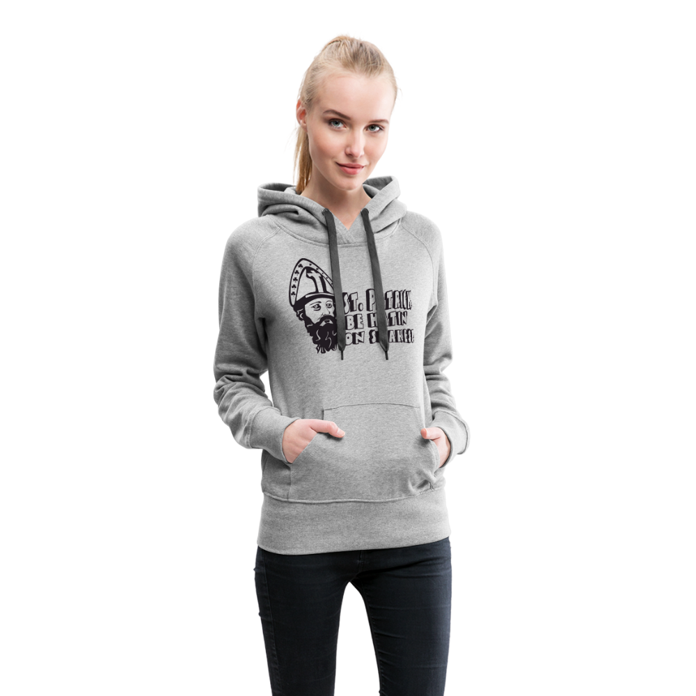 St. Patrick Be Hatin On Snakes Women’s Premium Hoodie - heather gray