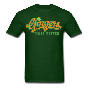 Gingers Do It Better! Men's Classic T-Shirt - forest green