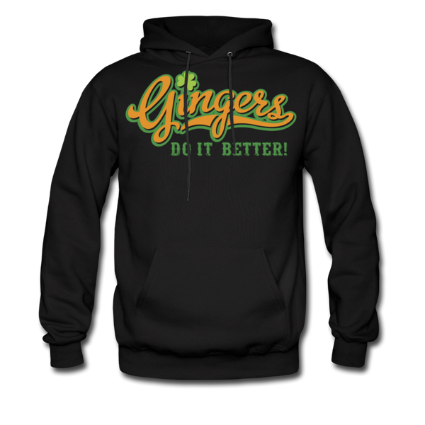 Gingers Do It Better! Men's Hoodie - black