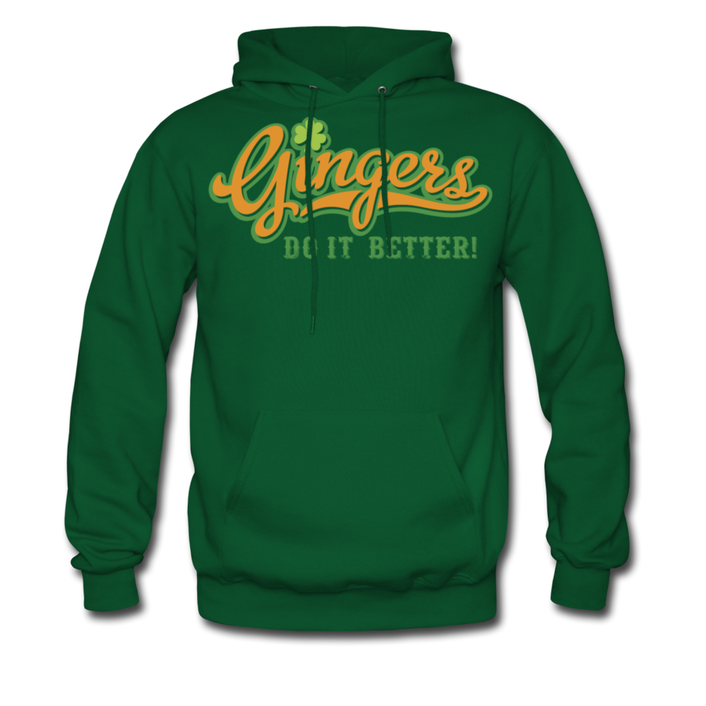 Gingers Do It Better! Men's Hoodie - forest green