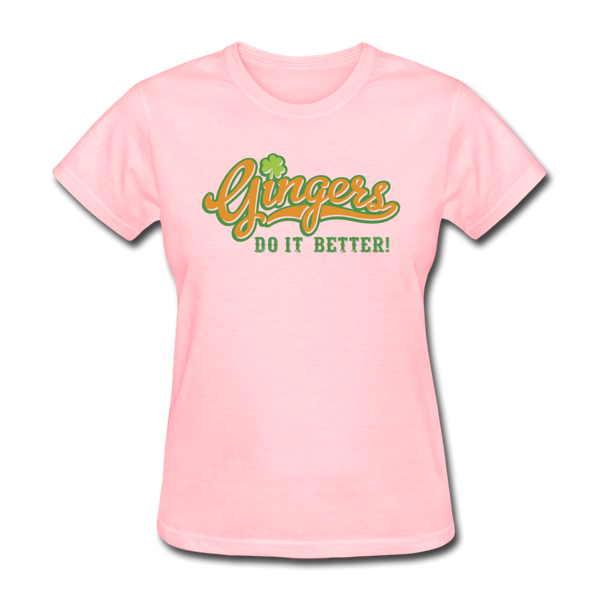 Gingers Do It Better Women's T-Shirt - pink