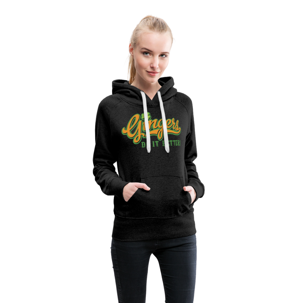 Gingers Do It Better! Women’s Premium Hoodie - charcoal gray