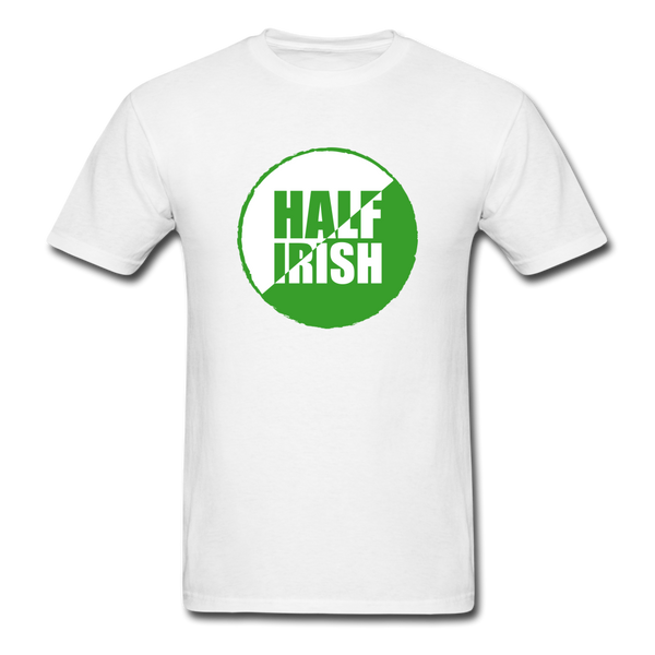 Half Irish Men's Classic T-Shirt - white