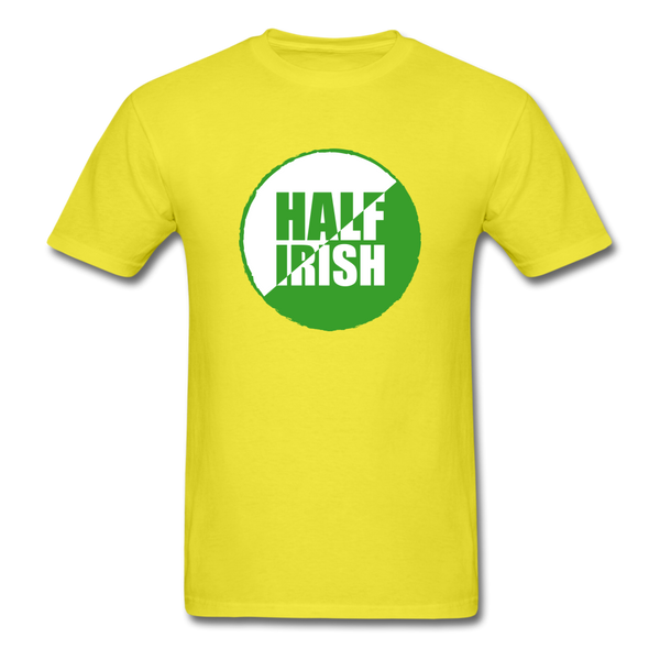 Half Irish Men's Classic T-Shirt - yellow