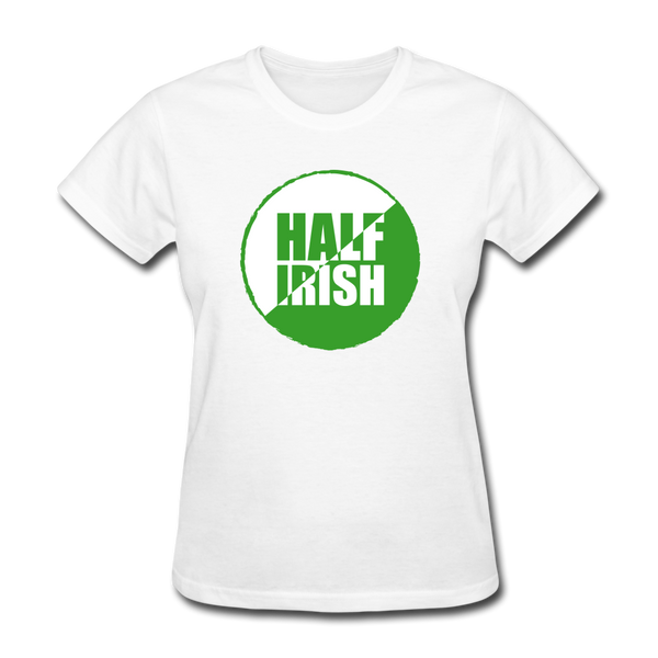 Half Irish Women's T-Shirt - white