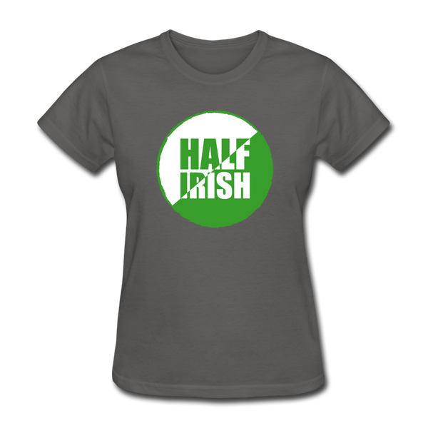 Half Irish Women's T-Shirt - charcoal