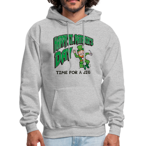 Happy St. Patrick's Day Time For A Jig Men's Hoodie - heather gray