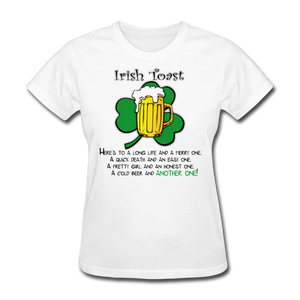 Irish Toast Women's T-Shirt - white