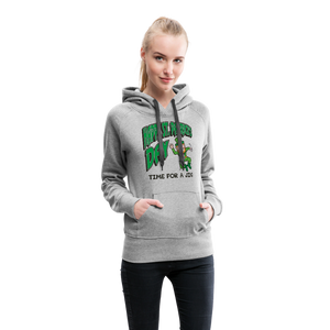 Happy St. Patrick's Day Time For A Jig Women’s Premium Hoodie - heather gray