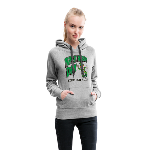 Happy St. Patrick's Day Time For A Jig Women’s Premium Hoodie - heather gray