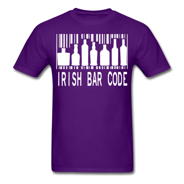 Irish Bar Code Men's Classic T-Shirt - purple