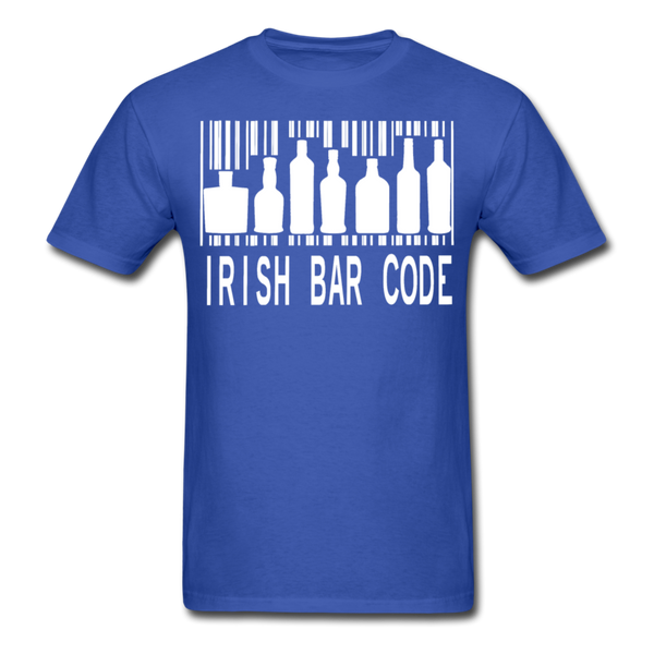 Irish Bar Code Men's Classic T-Shirt - royal blue