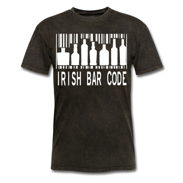 Irish Bar Code Men's Classic T-Shirt - mineral black