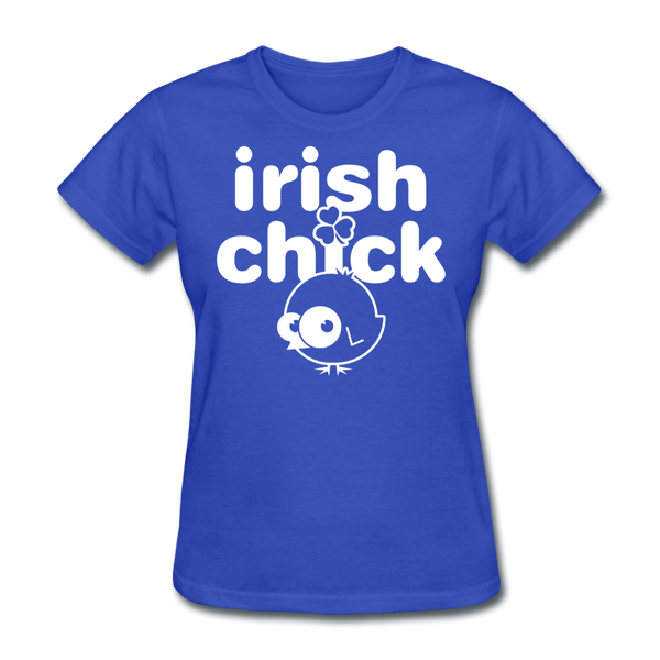 Irish Chick Women's T-Shirt - royal blue