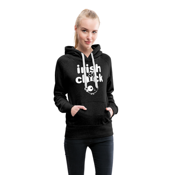 Irish Chick Women’s Premium Hoodie - charcoal gray