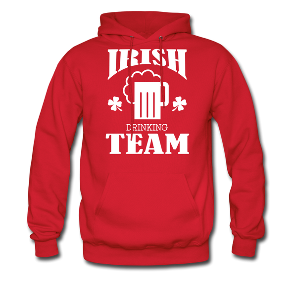 Irish Drinking Team Men's Hoodie - red