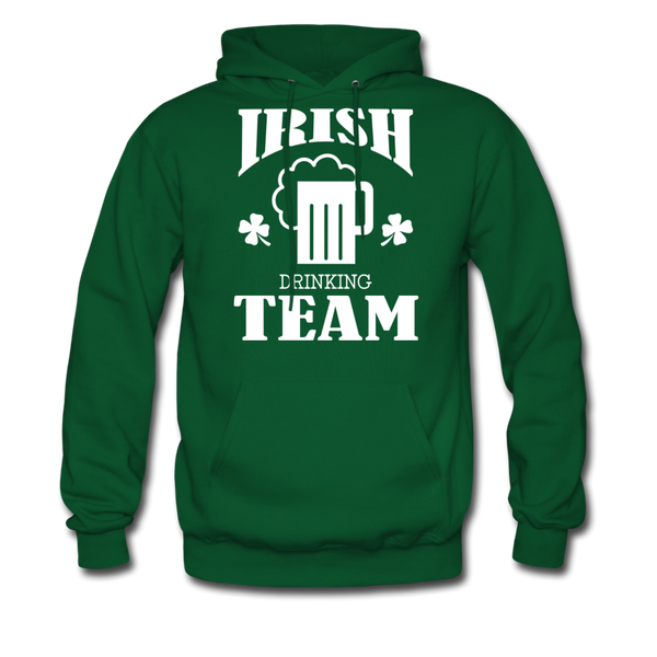 Irish Drinking Team Men's Hoodie - forest green