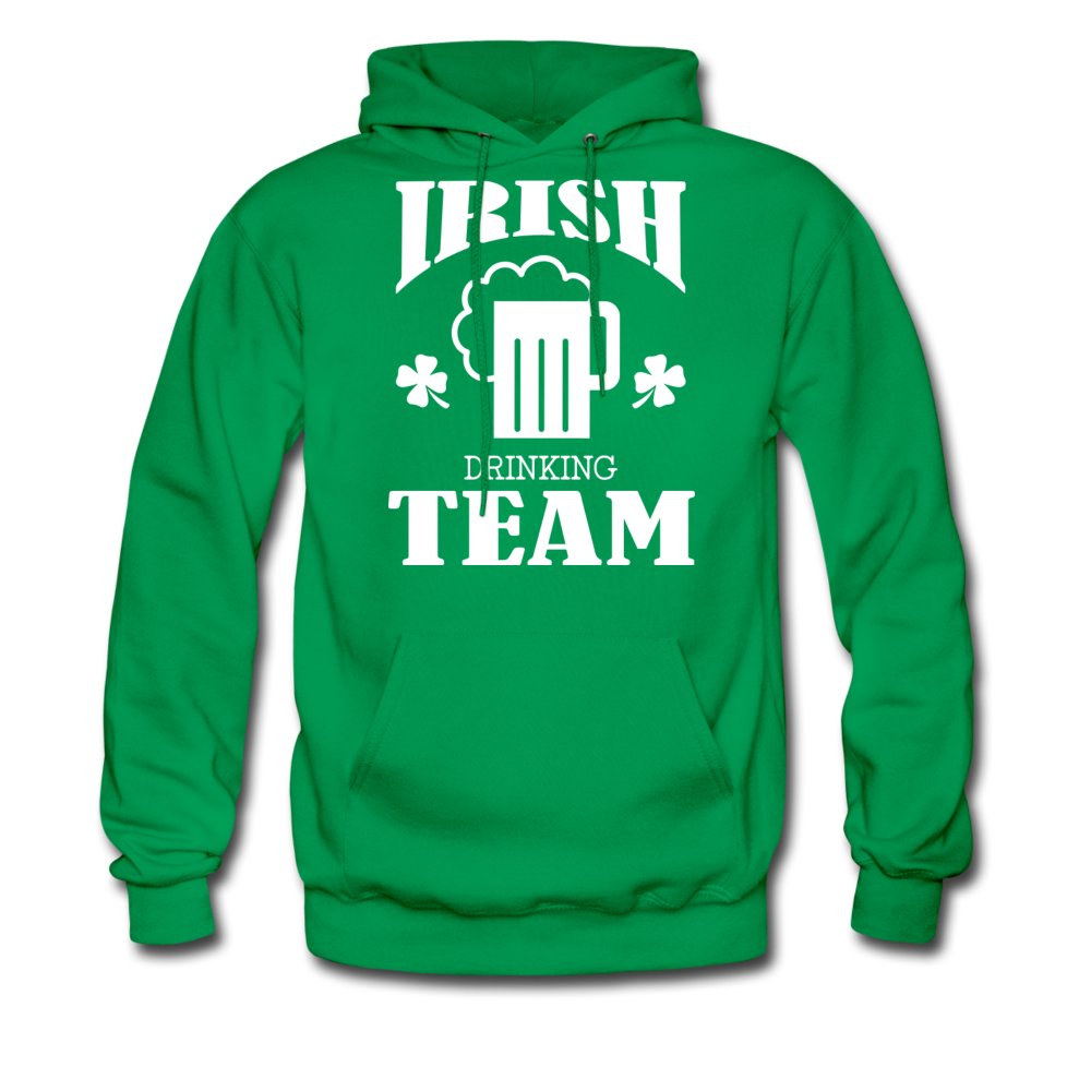 Irish Drinking Team Men's Hoodie - kelly green