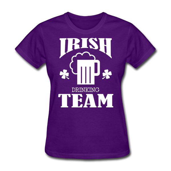 Irish Drinking Team Women's T-Shirt - purple