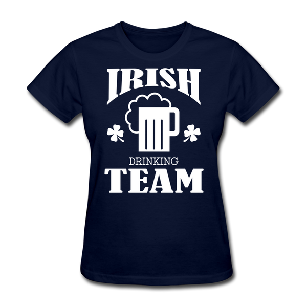 Irish Drinking Team Women's T-Shirt - navy