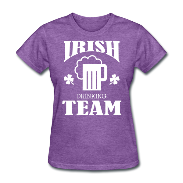 Irish Drinking Team Women's T-Shirt - purple heather