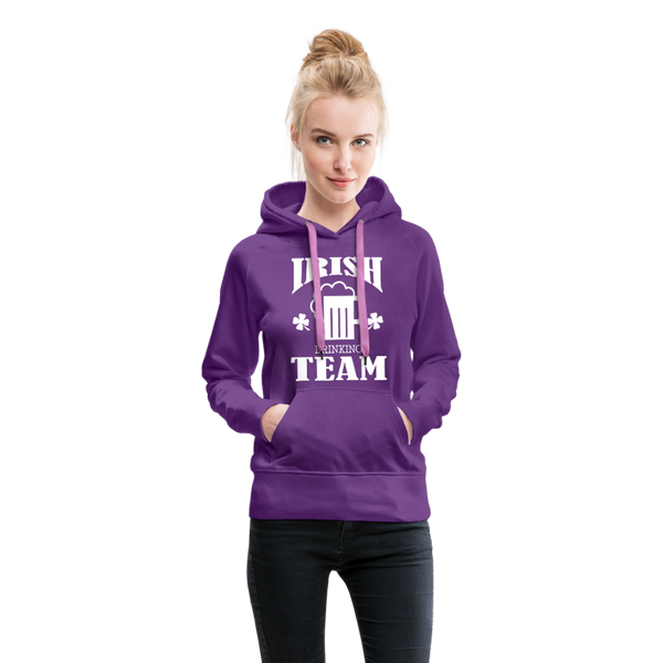 Irish Drinking Team Women’s Premium Hoodie - purple