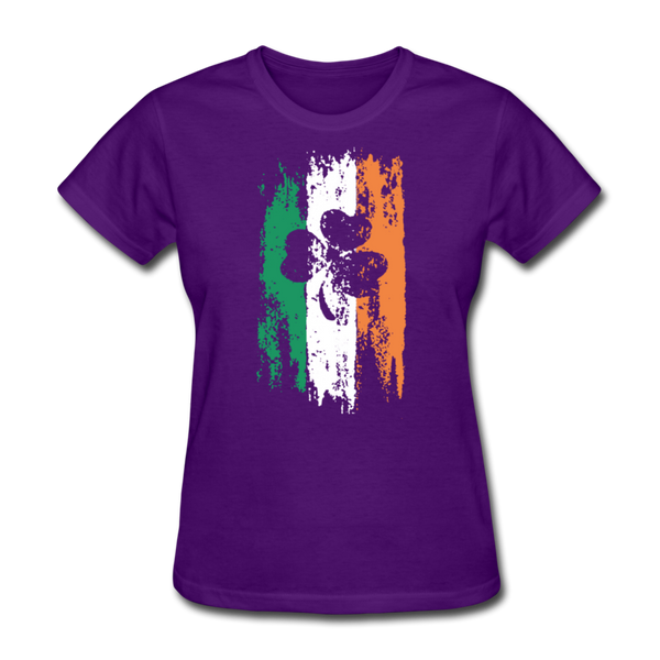 Irish Flag Women's T-Shirt - purple