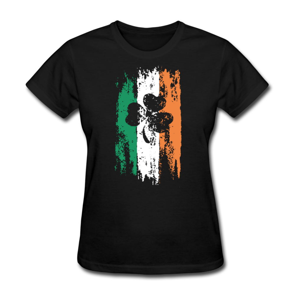 Irish Flag Women's T-Shirt - black