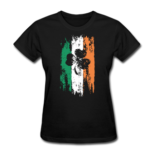 Irish Flag Women's T-Shirt - black