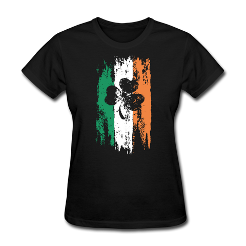 Irish Flag Women's T-Shirt - black