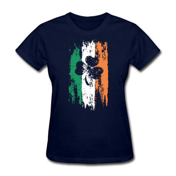 Irish Flag Women's T-Shirt - navy