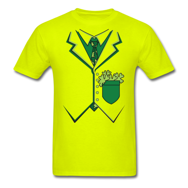 Irish Tuxedo Men's Classic T-Shirt - safety green