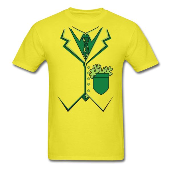 Irish Tuxedo Men's Classic T-Shirt - yellow