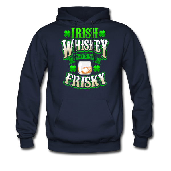 Irish Whiskey Makes Me Friskey! Men's Hoodie - navy