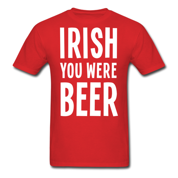 Irish You Were Beer Men's Classic T-Shirt - red