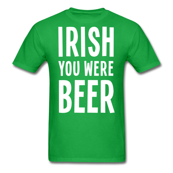 Irish You Were Beer Men's Classic T-Shirt - bright green