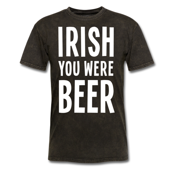 Irish You Were Beer Men's Classic T-Shirt - mineral black