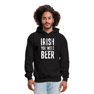 Irish You Were Beer Men's Hoodie - black