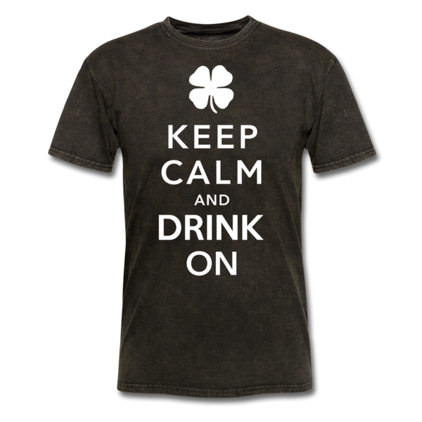 Keep Calm And Drink On Men's Classic T-Shirt - mineral black