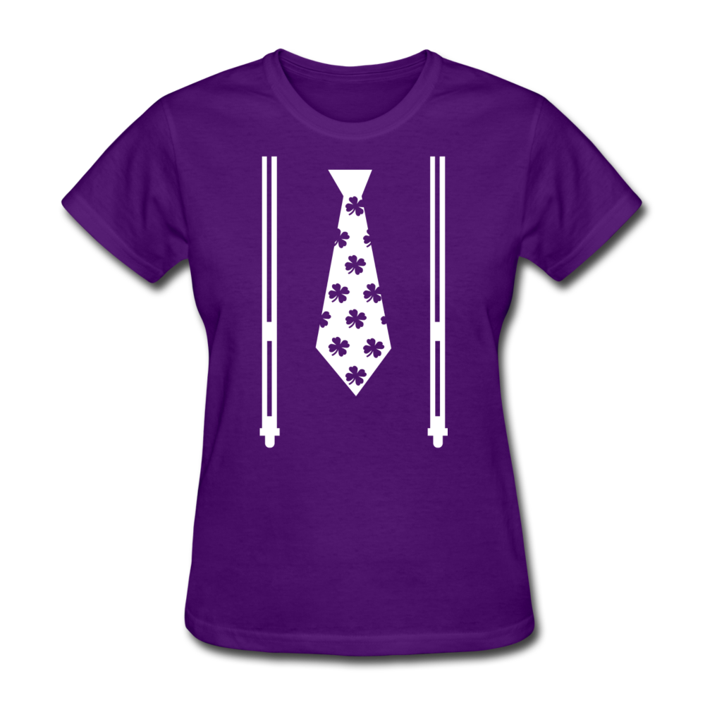 Irish Suspenders Women's T-Shirt - purple
